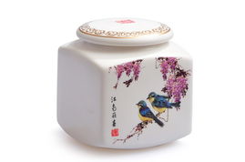 中式风格 景德镇陶瓷 江南喜鹊茶叶罐 FML KFJ 00201